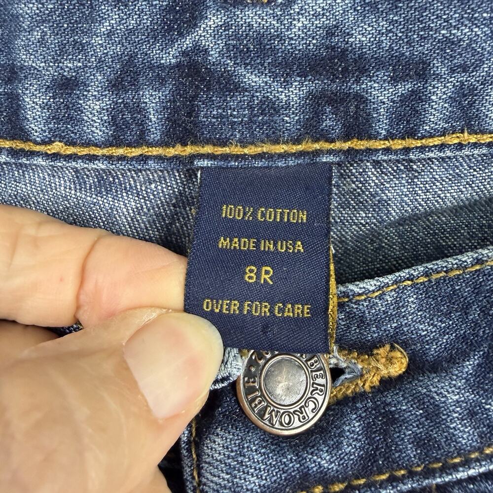 Vtg Abercrombie & Fitch 1892 Jeans Women 8R Bootcut Button Fly Distressed USA - Picture 5 of 16
